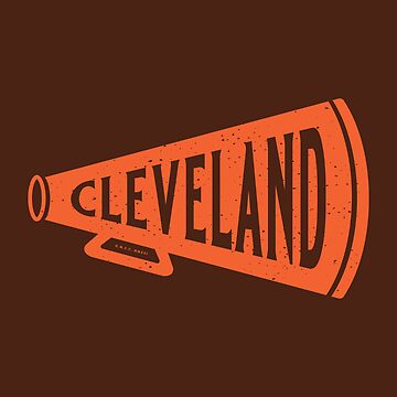 Vintage Megaphone - Cleveland Browns (Orange Browns Wordmark)- Limited  Edition, Perfect Gift Loves Cat Sticker for Sale by anphamsa