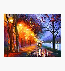 ALLEY BY THE LAKE - Leonid Afremov Photographic Print