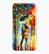 DANCE UNDER THE RAIN - Leonid Afremov iPhone Case