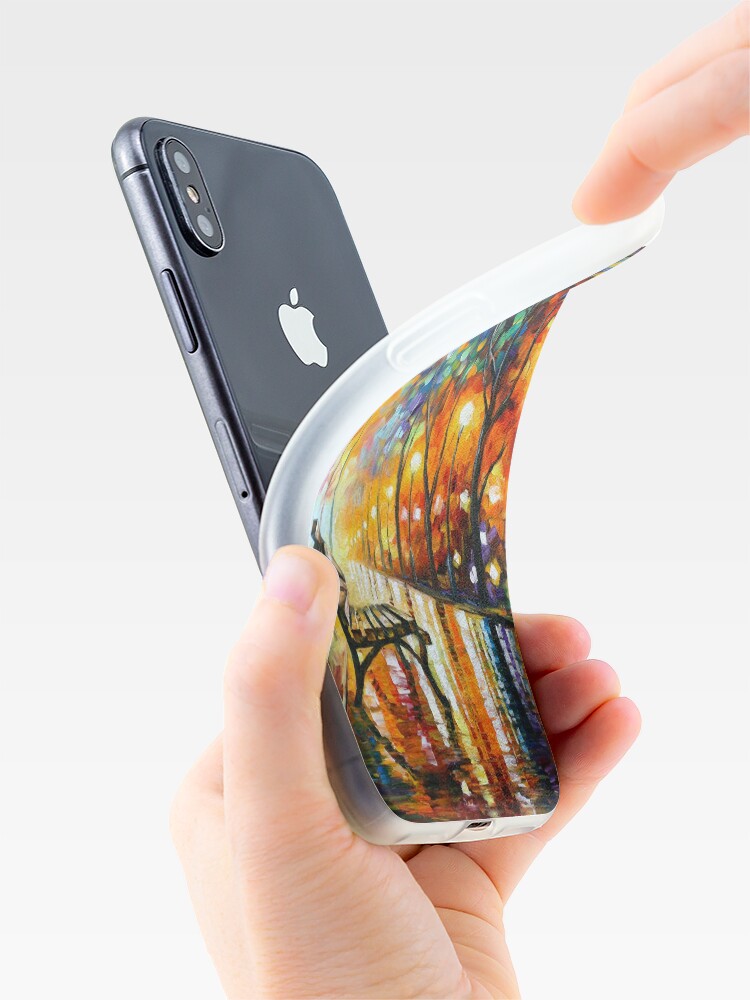 Alternate view of THE LONELINESS OF AUTUMN - Leonid Afremov iPhone Case & Cover