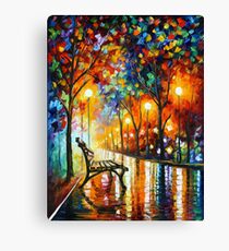 Die Einsamkeit des Herbstes - Leonid Afremov Leinwanddruck