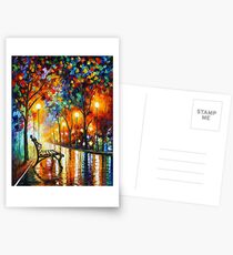 THE LONELINESS OF AUTUMN - Leonid Afremov Postcards