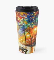 Die Einsamkeit des Herbstes - Leonid Afremov Thermobecher