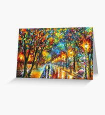 WHEN THE DREMS CAME TRUE - Leonid Afremov Greeting Card