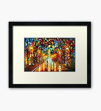 FAREWELL TO ANGER - Leonid Afremov Framed Print