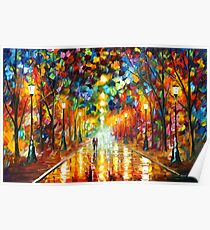 FAREWELL TO ANGER - Leonid Afremov Poster