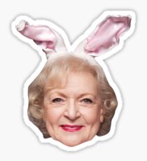 Bunny White, America's Sweetheart Sticker