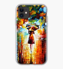 rain princess - Leonid Afremov iPhone Case