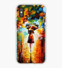 rain princess - Leonid Afremov iPhone Case
