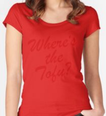 Wheres The Tofu Women's Fitted Scoop T-Shirt