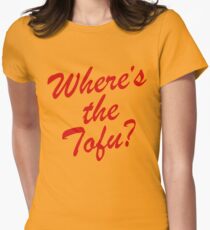 Wheres The Tofu Women's Fitted T-Shirt