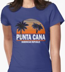 Punta Cana Beach T-shirt Dominican Republic Paradise Tshirt Women's Fitted T-Shirt