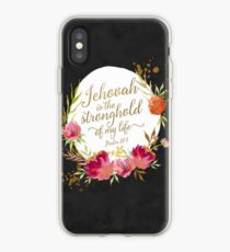 JEHOVAH IS THE STRONGHOLD OF MY LIFE iPhone Case
