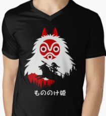 Princess Mononoke - Hayao Miyazaki - Studio Ghibli Men's V-Neck T-Shirt