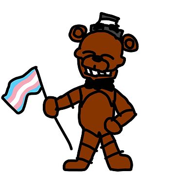 Withered Freddy says trans rights Sticker for Sale by jacklegobrr