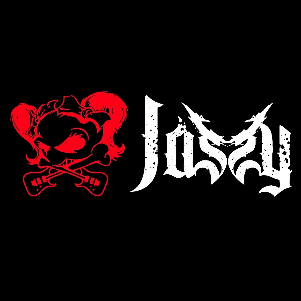 "Jassy JJ's One Girl Band LOGO OFFICIAL WHITE" by MienWayne Redbubble