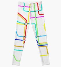 London Tube Underground Leggings