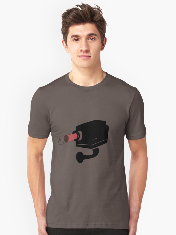 Alternate view of Blow your CCTV Slim Fit T-Shirt