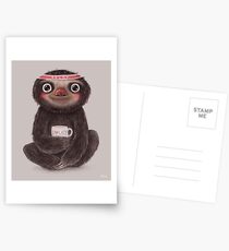 Sloth I♥lazy Postcards