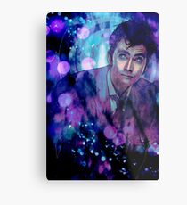 The Tenth Doctor Metal Print
