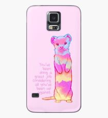 "Du hast einen tollen Job gemacht" Sunrise Stoat Hülle & Klebefolie für Samsung Galaxy