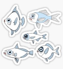 CAUGHT - A School of Fish Sticker