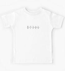 Royal Blood Unique Logo Design Kids Tee