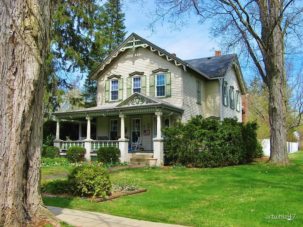 "The Ely House Franklinville, NY" by artwhiz47 Redbubble