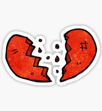 Broken Heart: Stickers | Redbubble