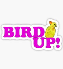 Vogel auf 2 Sticker