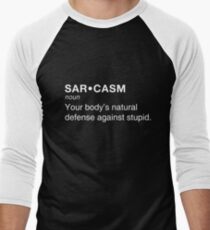 Sarcasm Men's Baseball ¾ T-Shirt