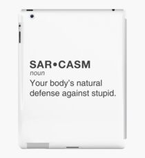 Sarcasm iPad Case/Skin