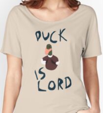 Camiseta ancha para mujer Pato es el Señor
