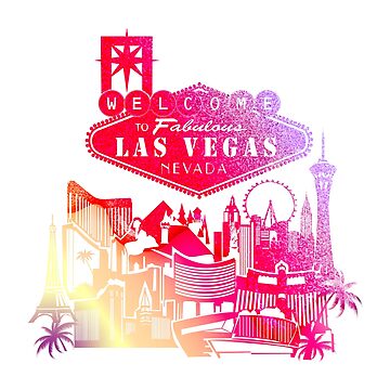  Vinyl Wall Art Decal - Welcome to Las Vegas Sign - 35