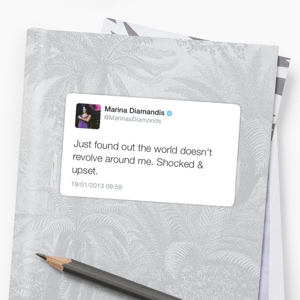 Just Found Out The World Doesnt Revolve Around Me Sticker By Syd6700 Redbubble