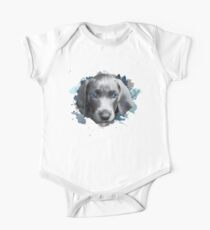 Weimaraner art One Piece - Short Sleeve