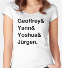 Deep learning quartet Women's Fitted Scoop T-Shirt