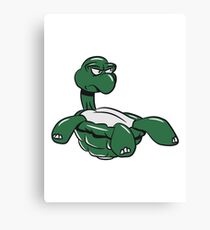 turtle funny funny Canvas Print