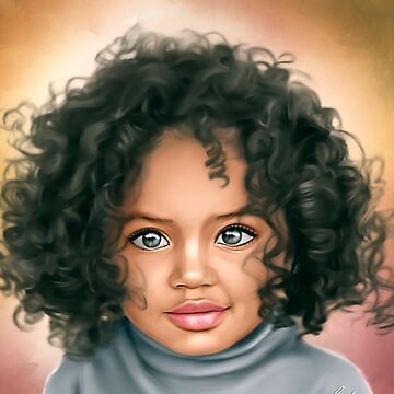 Artwork thumbnail, Beautiful Black Baby #8 by wayneflint