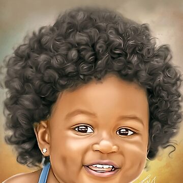 Artwork thumbnail, Beautiful Black Baby #11 by wayneflint