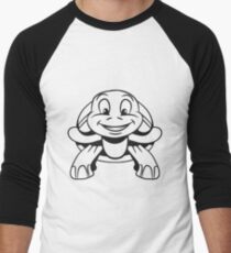 turtle funny cute Men's Baseball ¾ T-Shirt