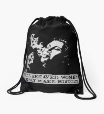 Carrie Fisher Drawstring Bag