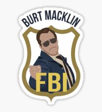 Burt Macklin - Parks and Recreation Sticker