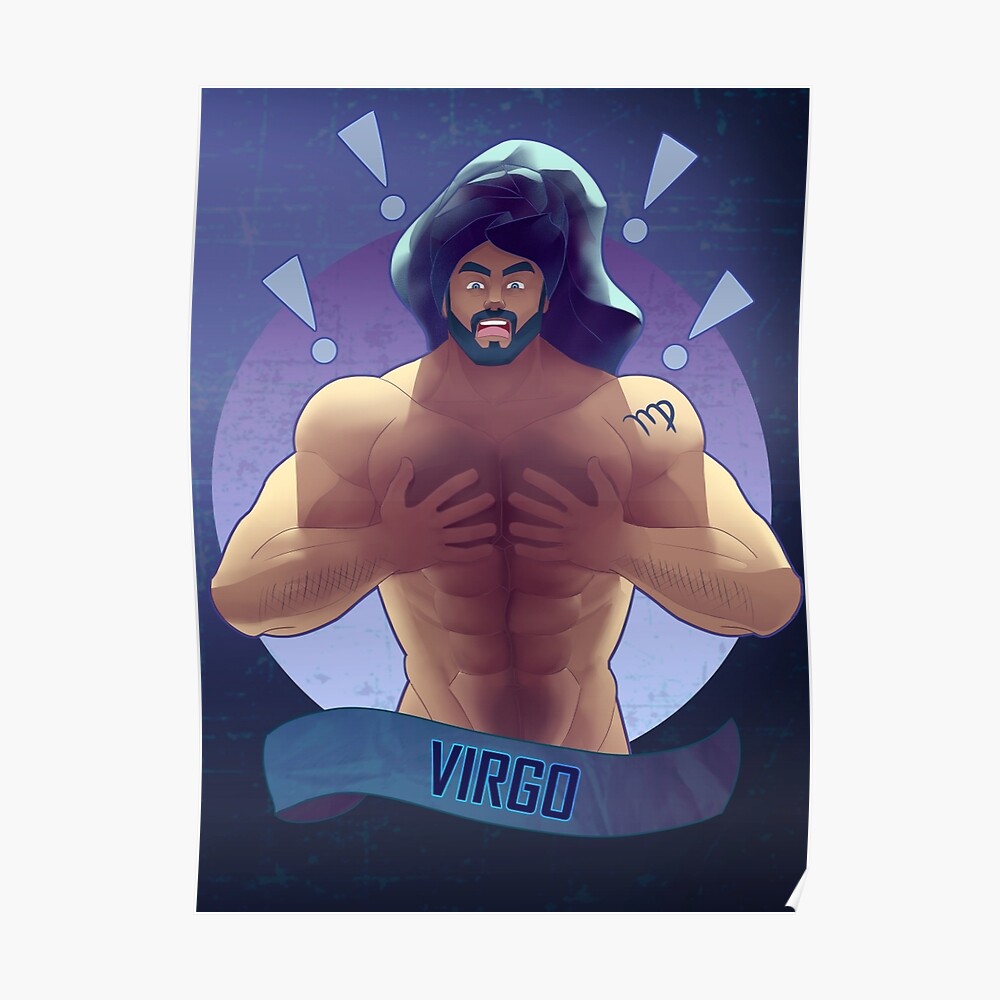 Virgo Poster By Trentjamesdraws Redbubble