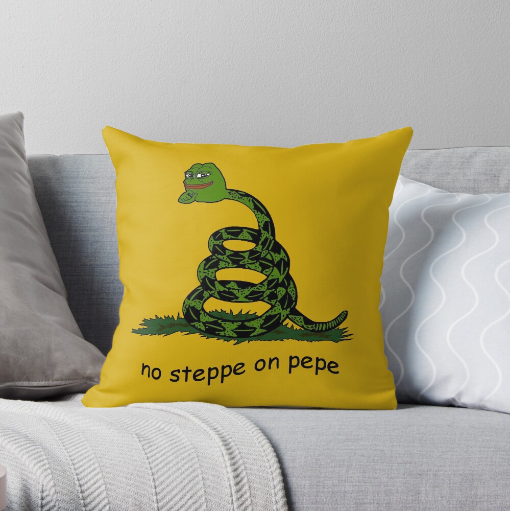 Keine Steppe auf Pepe Dekokissen