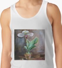 Lady Slipper Orchid Flower in Pot Men's Tank Top
