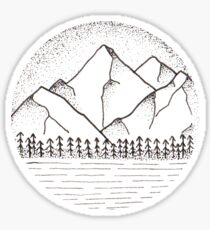 Mountains 2.0 Sticker
