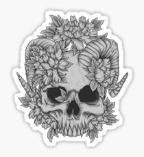 Japanese Skull Sticker