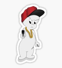 Casper the not-so-friendly ghost Sticker