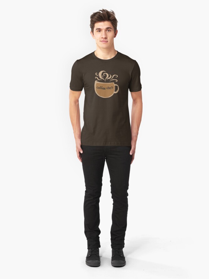Alternate view of Coffee Break Slim Fit T-Shirt